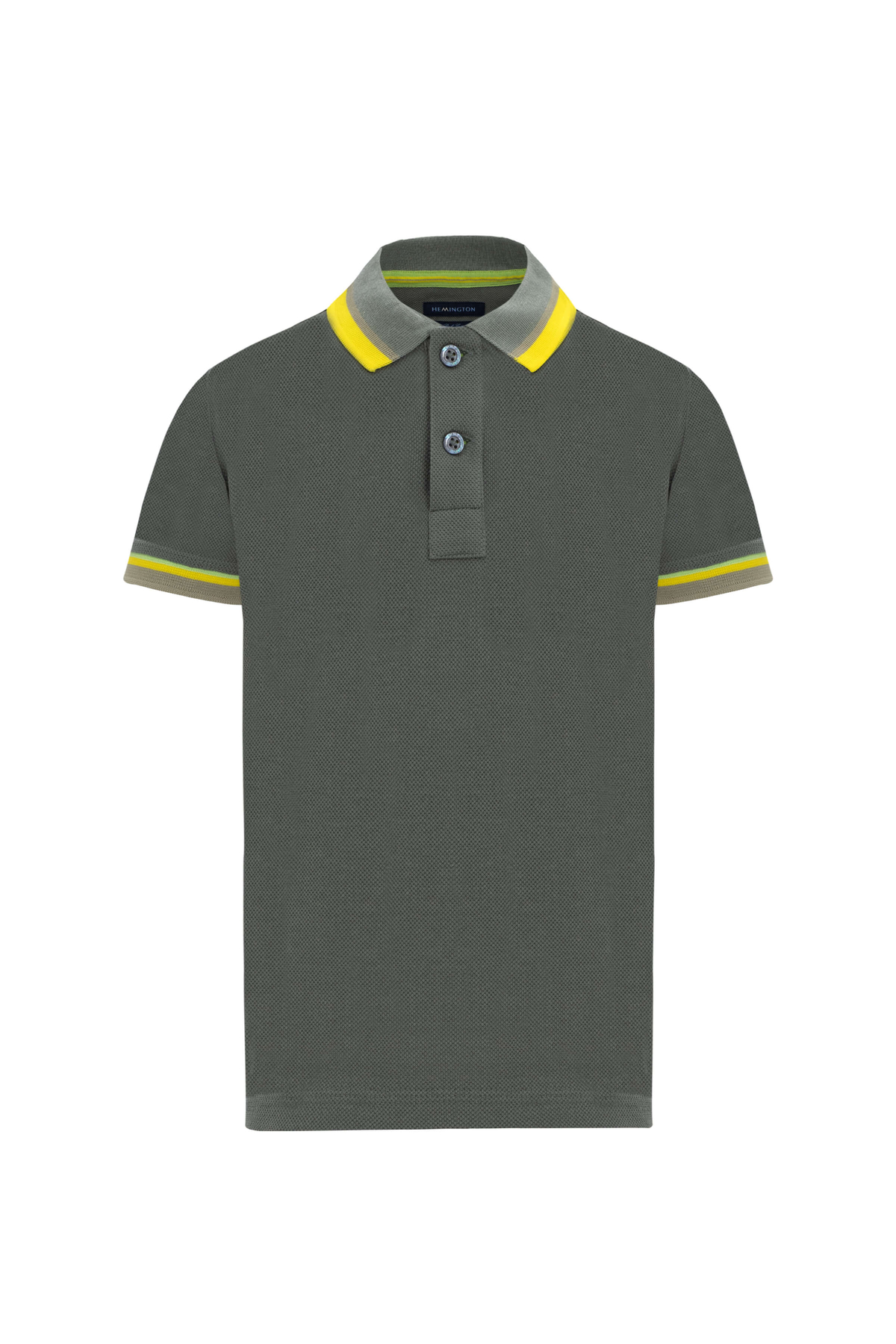 Pike Pamuk Haki Çocuk Polo T-Shirt